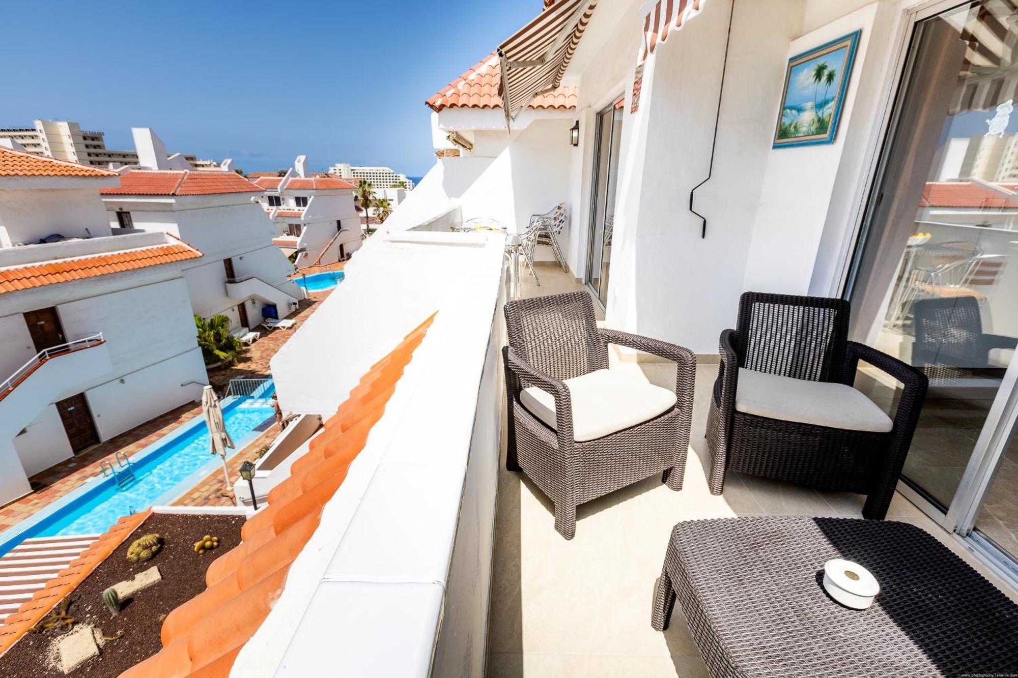 Las Floritas 23 Terrace And Swimming Pool Playa de las Americas  Ngoại thất bức ảnh